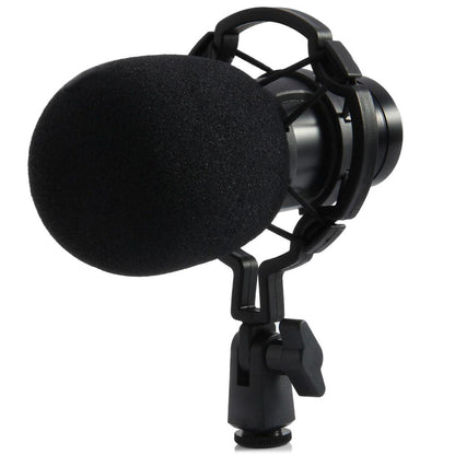 Skorter | BM-800 Condenser Recording Microphone with Shock Mount for Radio Transmission