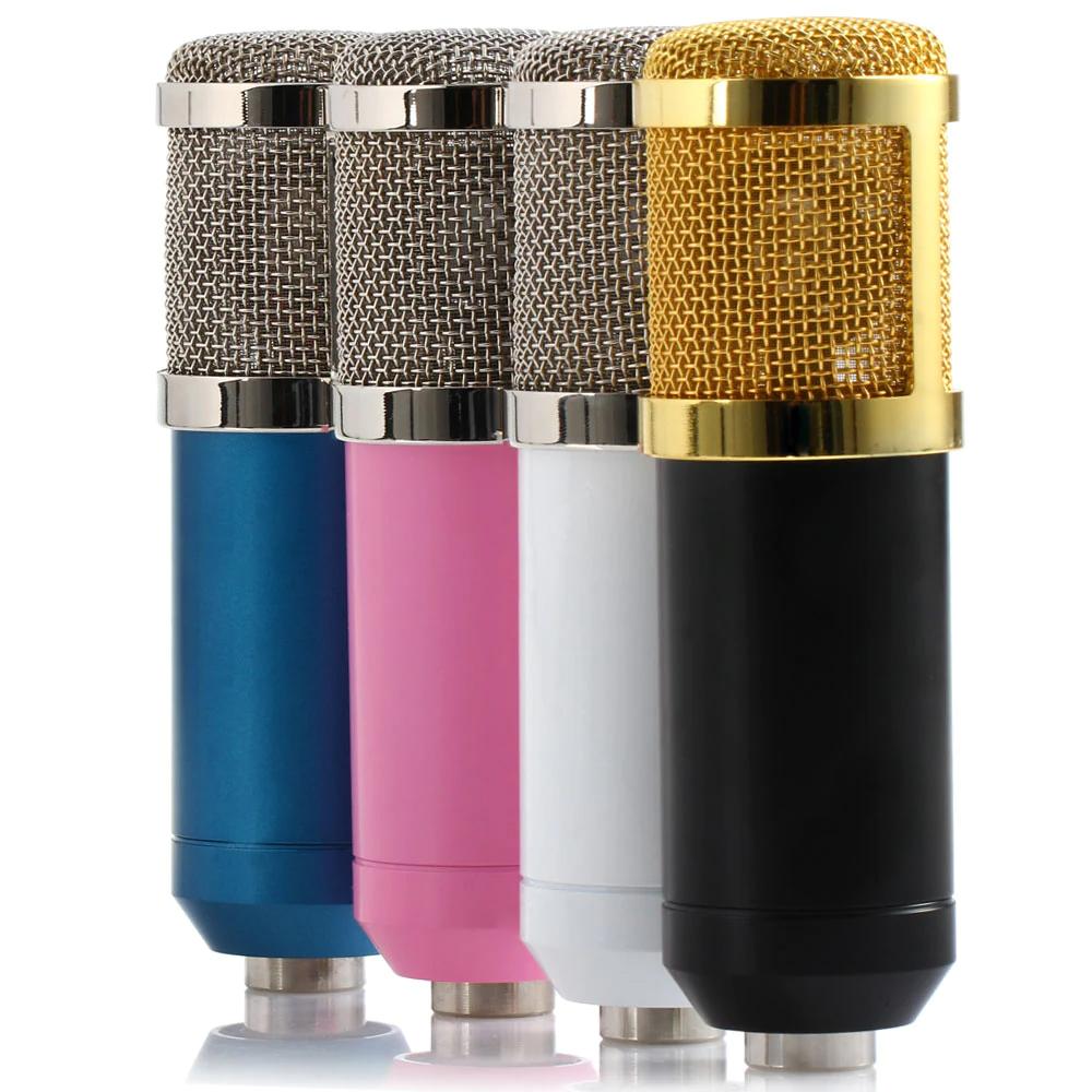 Skorter | BM-800 Condenser Recording Microphone with Shock Mount for Radio Transmission