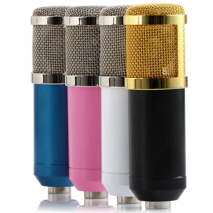 Skorter | BM-800 Condenser Recording Microphone with Shock Mount for Radio Transmission