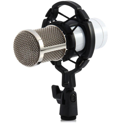 Skorter | BM-800 Condenser Recording Microphone with Shock Mount for Radio Transmission