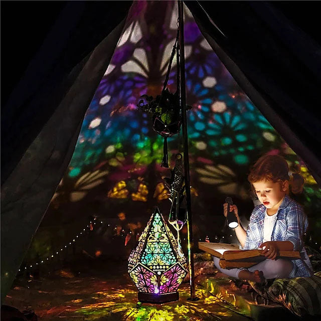 Skorter | Bohemian Diamond Pole Star Projector Night Light