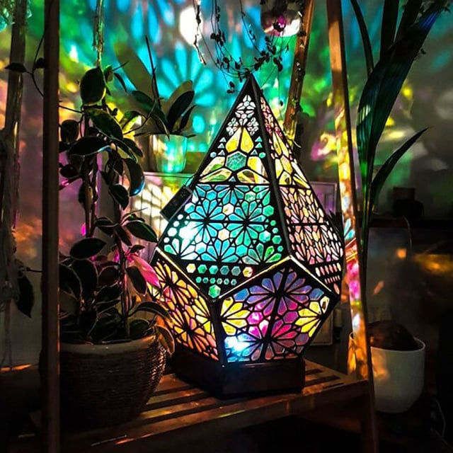 Skorter | Bohemian Diamond Pole Star Projector Night Light