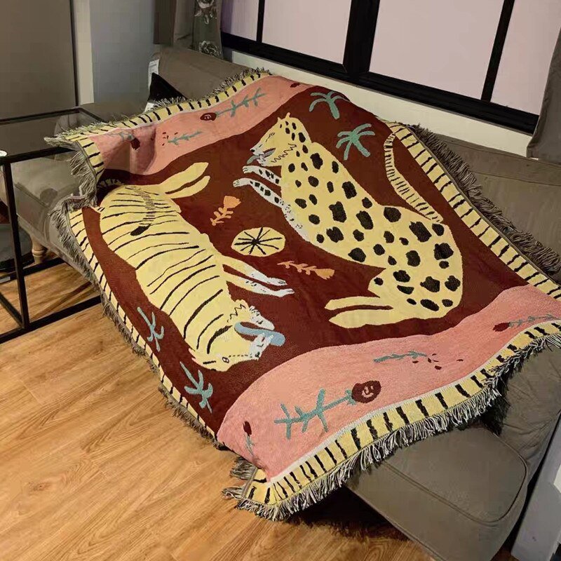 Skorter | Boho Style Knitted Blanket