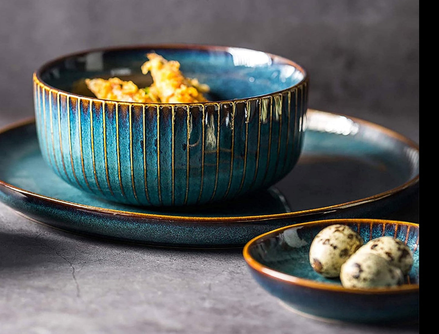 Skorter in ceramic - The turquoise