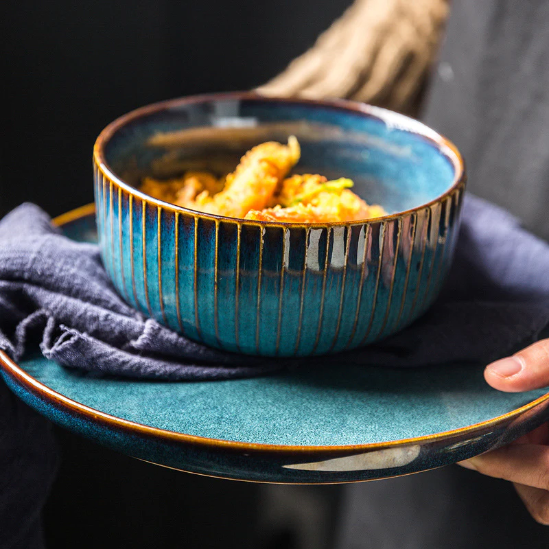 Skorter in ceramic - The turquoise