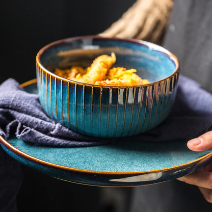Skorter in ceramic - The turquoise