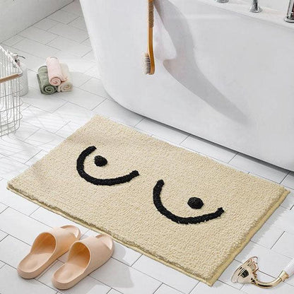 Skorter | Bath mat with tits
