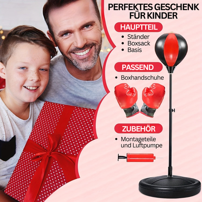 Skorter | BoksFun JuniorSet – Adjustable Punching Bag with Gloves for Children