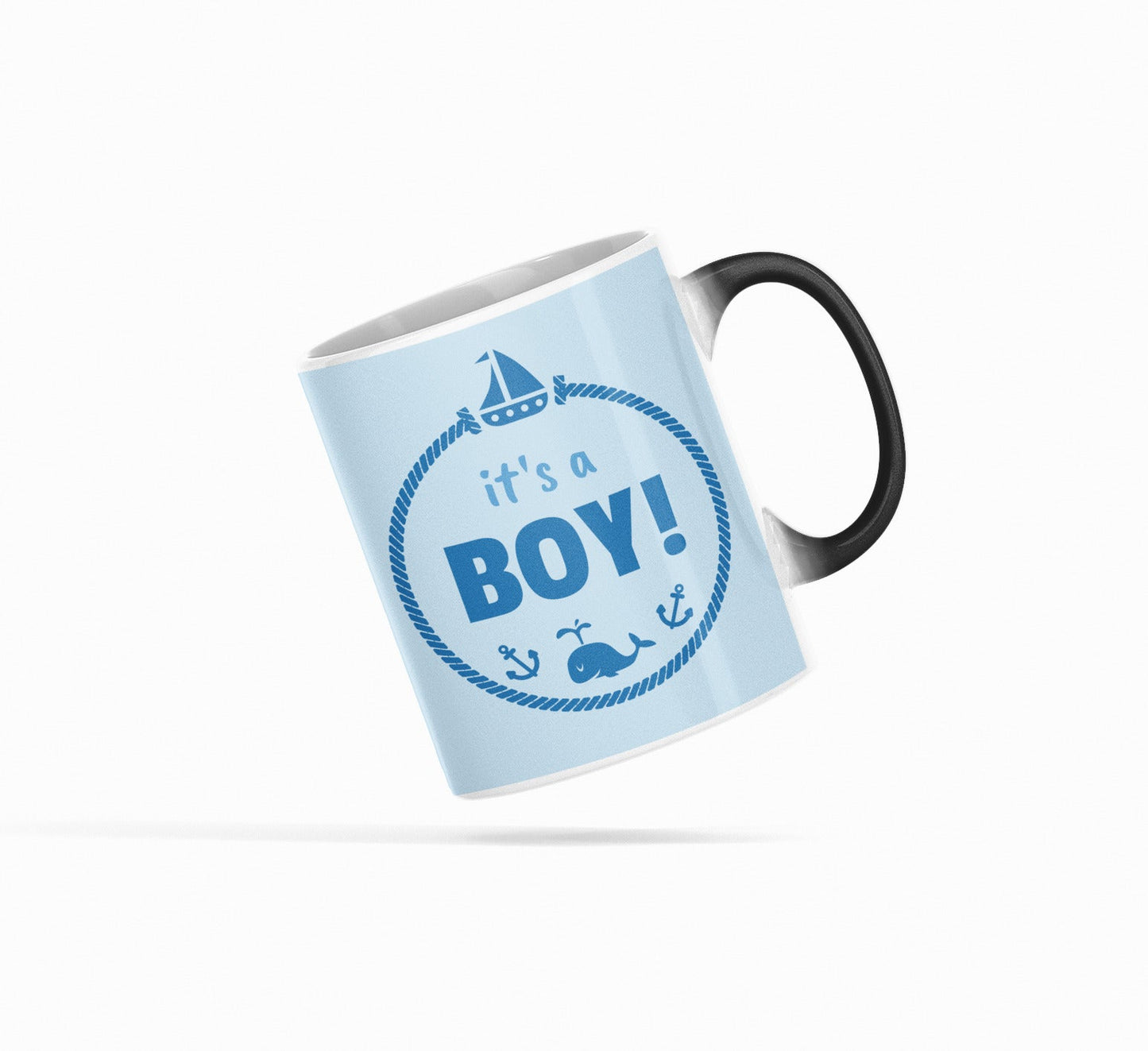 Skorter | a BOY Baby Shower Color Changing Heat Sensitive Mug