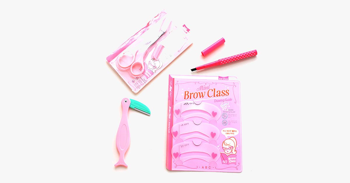 Skorter | 4 Piece Eyebrow Tool Set