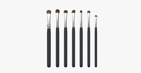 Skorter | 7-pc. Eyeshadow Brush Set - Soft, Dense, and Silky Brushes for the Perfect Eye Makeup