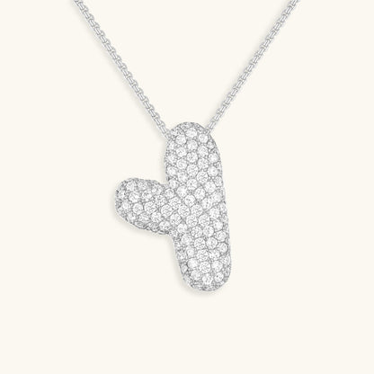 Skorter | Bubble Initial-Diamond-Necklace