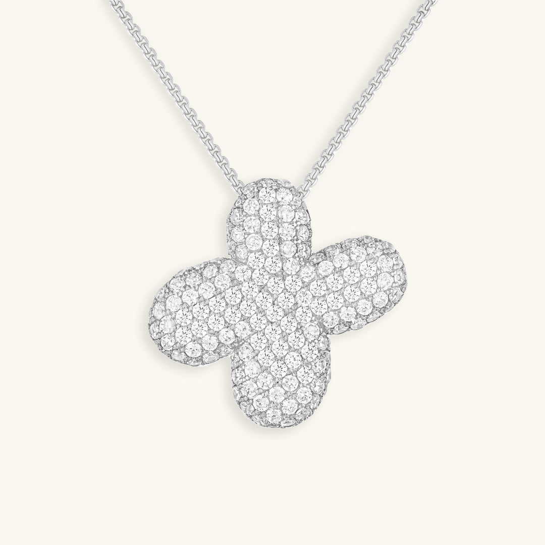 Skorter | Bubble Initial-Diamond-Necklace