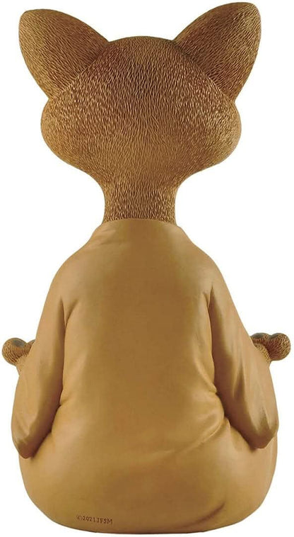 Skorter | Buddha Cat Figurine – Zen Garden Decoration