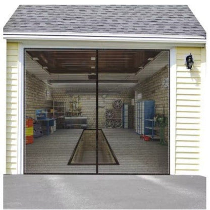Skorter | AeroShield Bug-Free Garage Screen | Magnetic mesh garage door screen for fresh airflow and insect protection