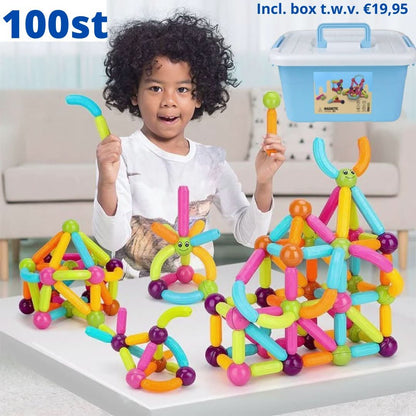 Skorter | Building Blocks | Magnetic | Inc. Free Storage Box Valued at €19.95