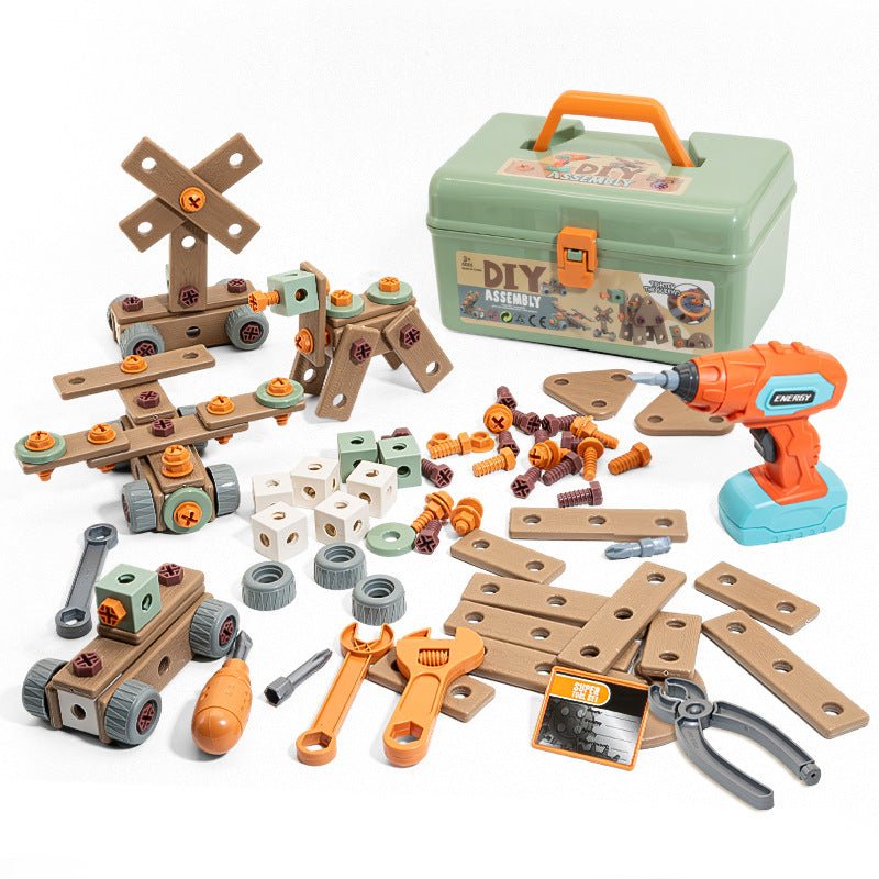 Skorter | Buildmaster Tool Set – 100-Piece Construction Toy for Creative Kids