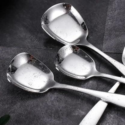 Skorter | Bulk Spoon Set | Stainless Steel + Square Head