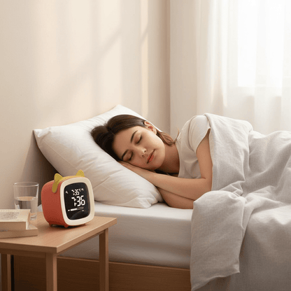 Skorter | BunnyGlow - LED Alarm Clock – Night Light with Digital Display & Timer