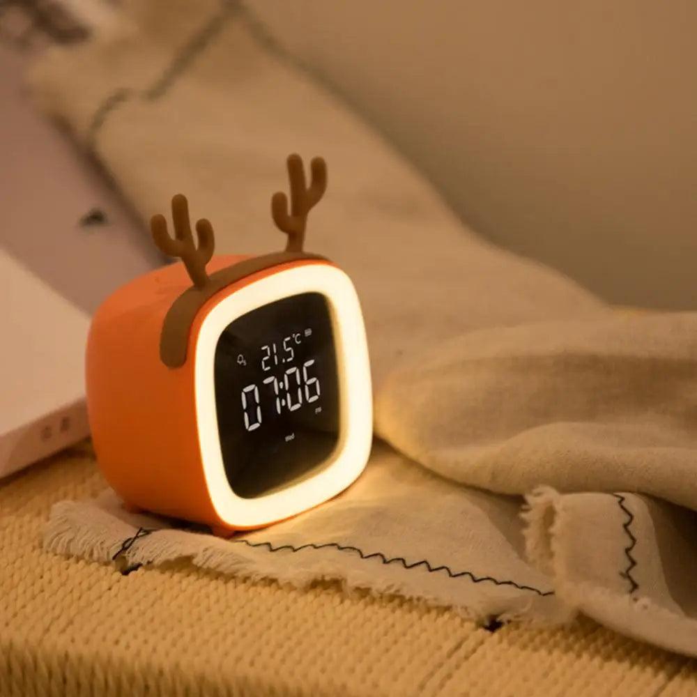 Skorter | BunnyGlow - LED Alarm Clock – Night Light with Digital Display & Timer