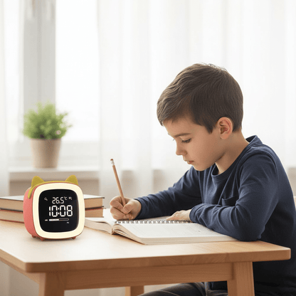 Skorter | BunnyGlow - LED Alarm Clock – Night Light with Digital Display & Timer