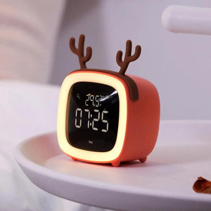 Skorter | BunnyGlow - LED Alarm Clock – Night Light with Digital Display & Timer