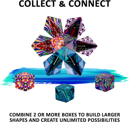 Skorter | FoldFun Shape Cube – Creative 3D Puzzle for Children and Adults