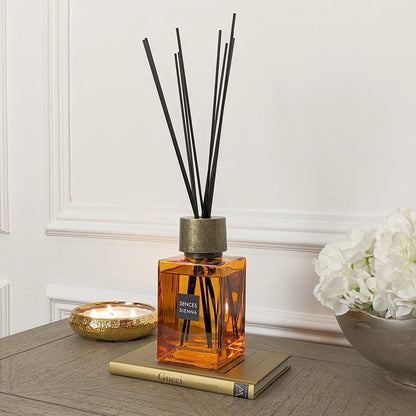 Skorter | Burnt Orange & Gold Large Tube Diffuser - 500ml
