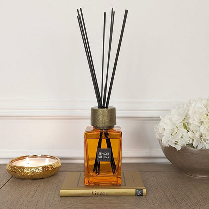 Skorter | Burnt Orange & Gold Large Tube Diffuser - 500ml