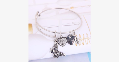 Skorter | Butterfly Love Charm Bracelet
