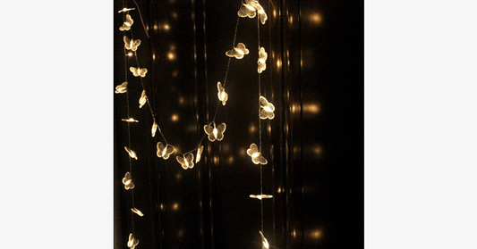 Skorter | 40-LED Party Fairy Butterfly Lights - Battery Powered - Perfect for Parties!