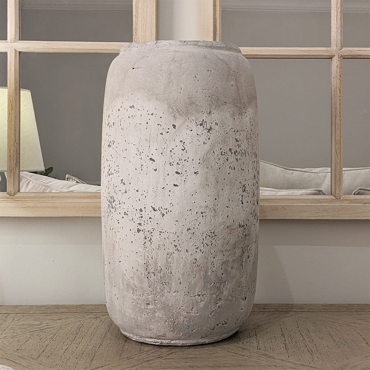 Skorter | Buxton Neutral Worn High Stone Vase