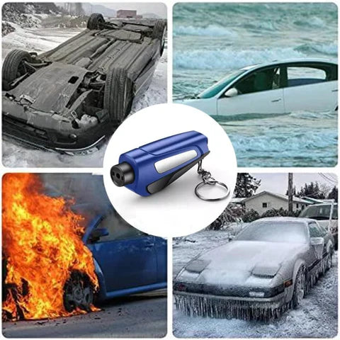 Skorter | Car emergency hammer with seat belt cutter – Compact safety hammer for rescue & escape