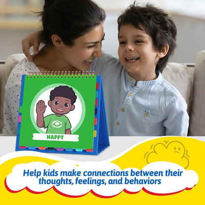 Skorter |  Children's Feelings and Emotions Book – A Fun Flipbook for Emotional Awareness!