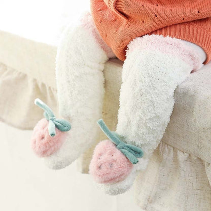 Skorter | A Pair of Baby Cute Coral Fleece Socks