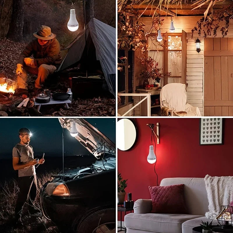 Skorter | Solar lamp with solar panel – Energy-saving LED lamp for indoor and outdoor use