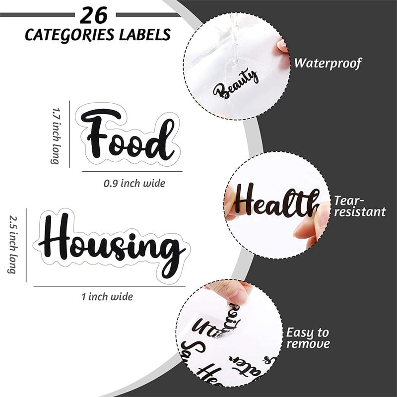 Skorter | Budget Binder Book With Cash Envelopes