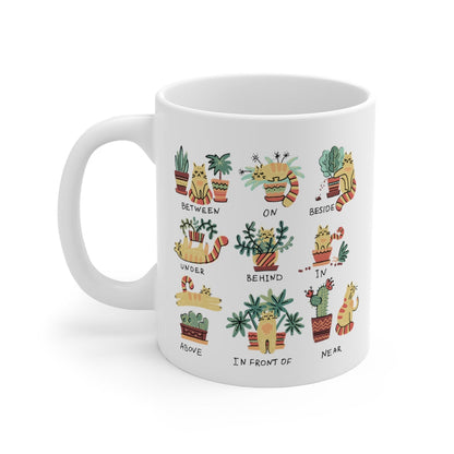 Skorter | Combo Cat and Plants Coffee Tea Mug