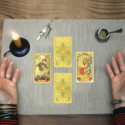Skorter | Explore the Mystical World of Tarot Gold Foil Tarot