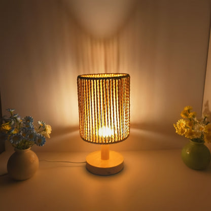 Skorter | BarrelGlow - Three Desk Lamp with Striped Pattern