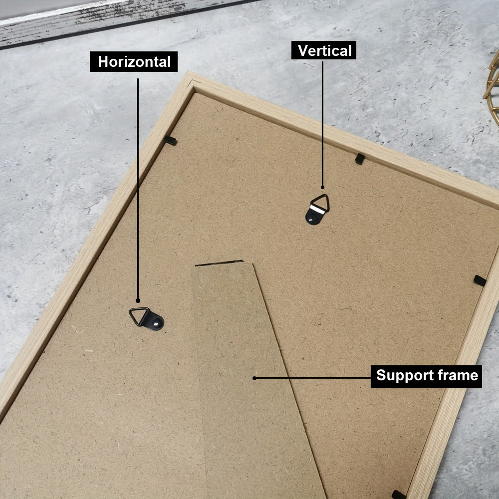 Skorter | 3-part Wooden Picture Frame - Classic Picture Frame for Wall and Table Decoration, Perfect for Parties and Gifts