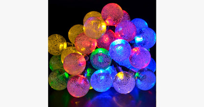 Skorter | Solar-powered LED crystal ball lights - Stylishly decorate!