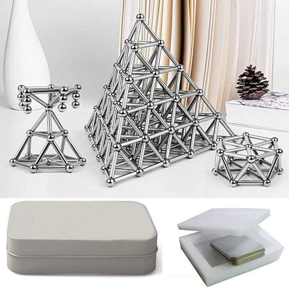 Skorter | Magnetic Building Toy Set with Bars and Balls