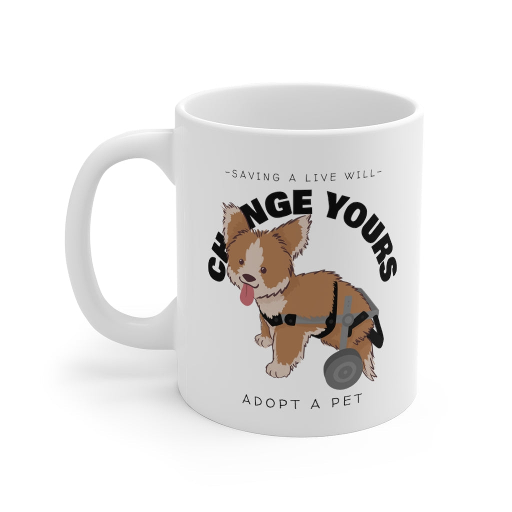 Skorter | A Live Will Change Yours, Adopt A Pet Mug