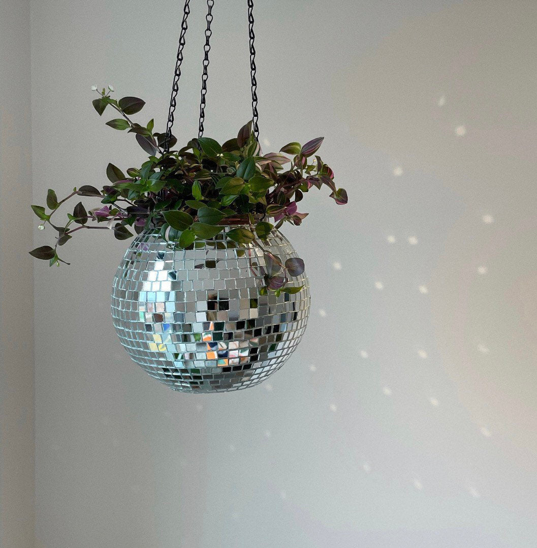 Skorter | Disco Ball Hanging Planter