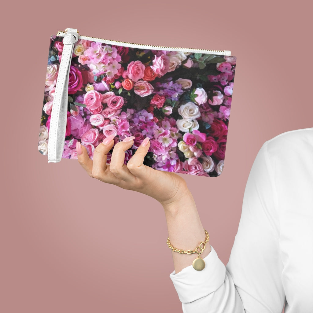 Skorter | Bouquet Design Vegan Zipped Clutch Bag