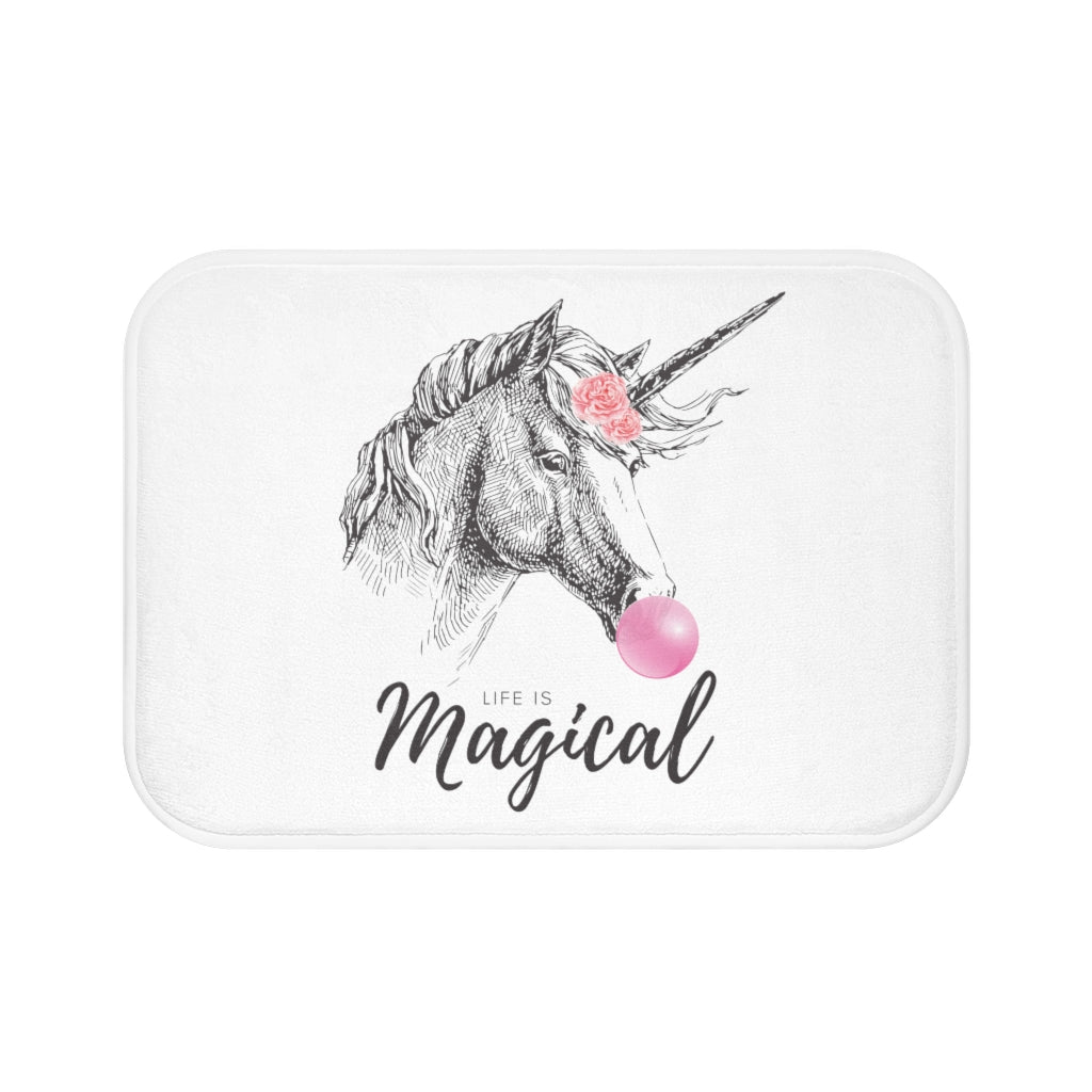 Skorter | Bubble Gum Life is Magical Bath Mat