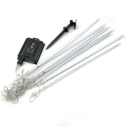 Skorter | 8 Tube Meteor Shower Light Outdoor Light String Waterproof Garden Light For Wedding Party Christmas Xmas Decoration