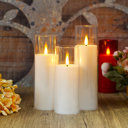 Skorter | 5pcs LED Flameless Candles with Remote Control - For Christmas, Halloween, Wedding Decor