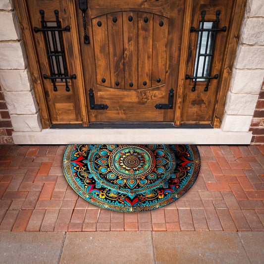 Skorter | Bohemian Mandala doormat - Non-slip, Soft & Machine washable